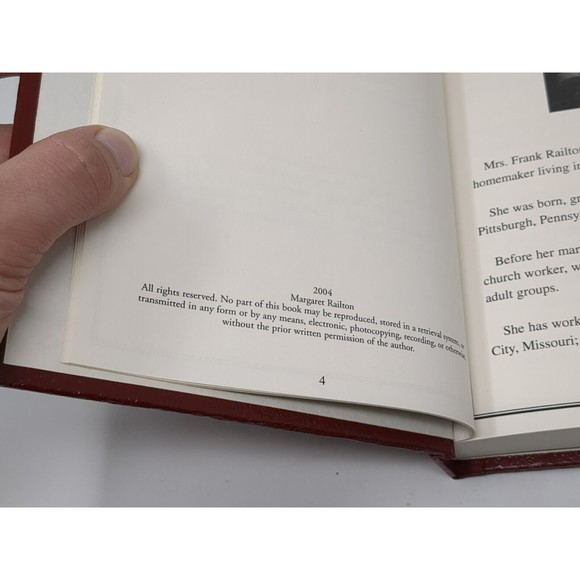 One Night In Bethlehem Speeches Billie Railton Book Missouri Christian 2004 - Picture 7 of 10